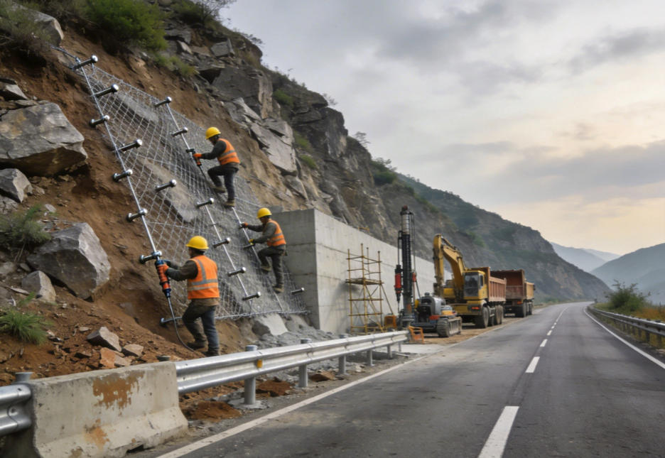海丰公路道路护坡